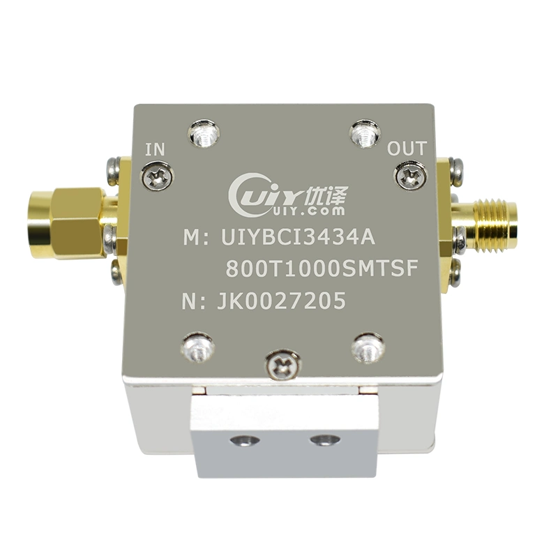 Telecom Parts 800 to 1000MHz UHF RF Broadband Coaxial Isolator IL 0.4dB High Isolation 20dB