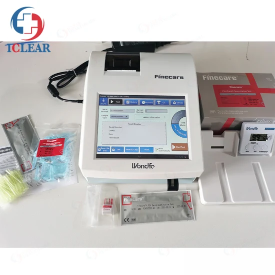 Finecare Fia Meter Plus ポータブル蛍光免疫測定装置 (FS-113)。