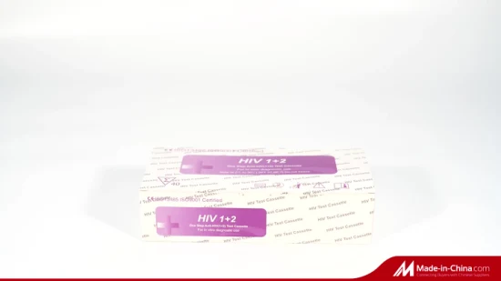 HIV テスト ストリップ/カセット、家庭用 HIV 検査キット、卸売価格、感染症検査、家庭用 HIV 検査、HIV1/2 迅速検査